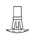 40 Series: Support Post x .213 Chassis Hole(.04-.062 Chassis)